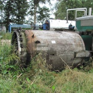 RVS dubbel wandige tank
