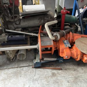 horizontaal dompel roerwerk.